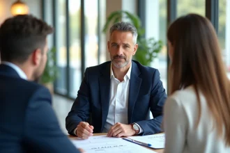 Conseiller immobilier IMMO PRIMA accompagnant un couple dans la sécurisation de leur achat immobilier en 2026