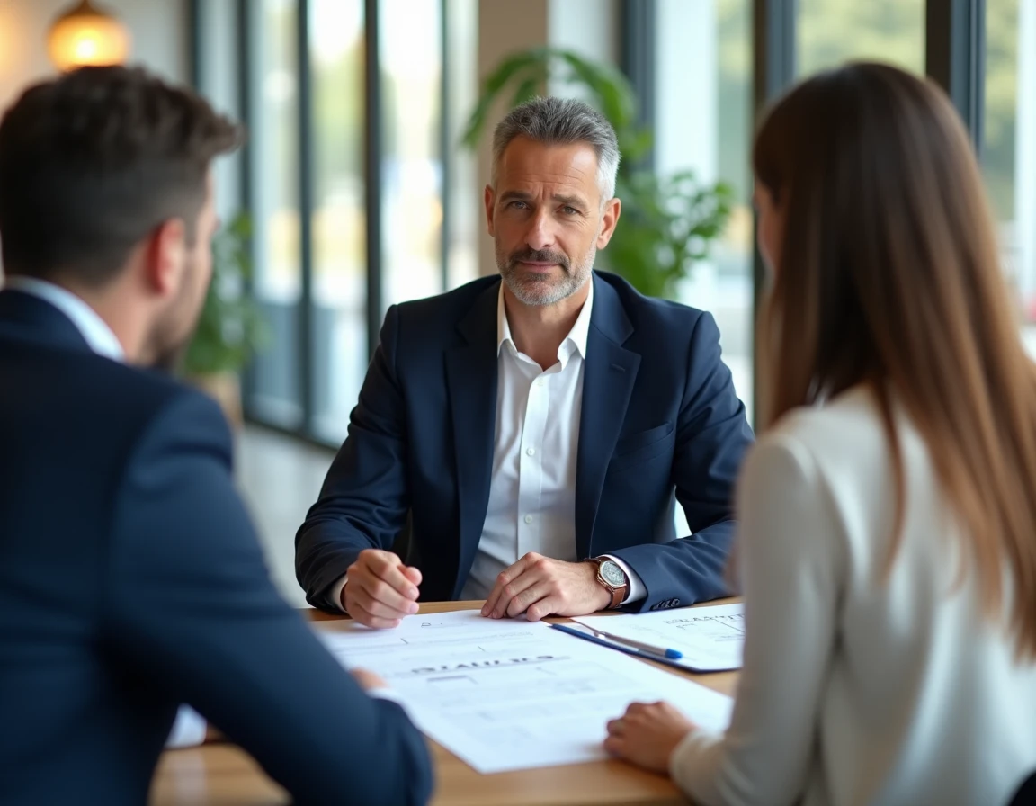 Conseiller immobilier IMMO PRIMA accompagnant un couple dans la sécurisation de leur achat immobilier en 2026